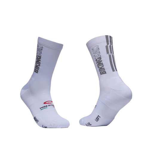 Meias EKOI Racing BIKINGMAN Brancas