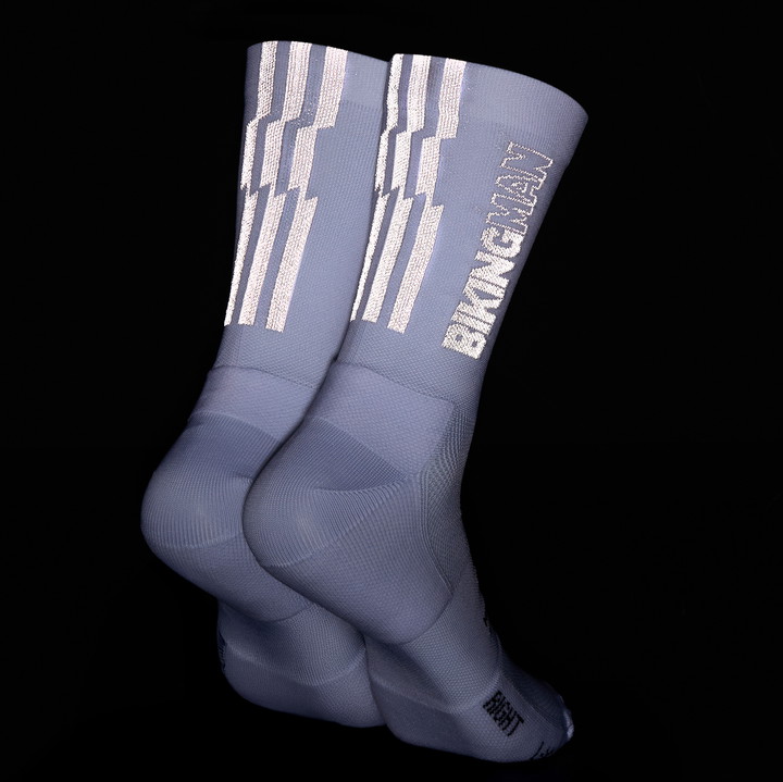CHAUSSETTE PERF EKOI X BIKING MAN BLANCHE