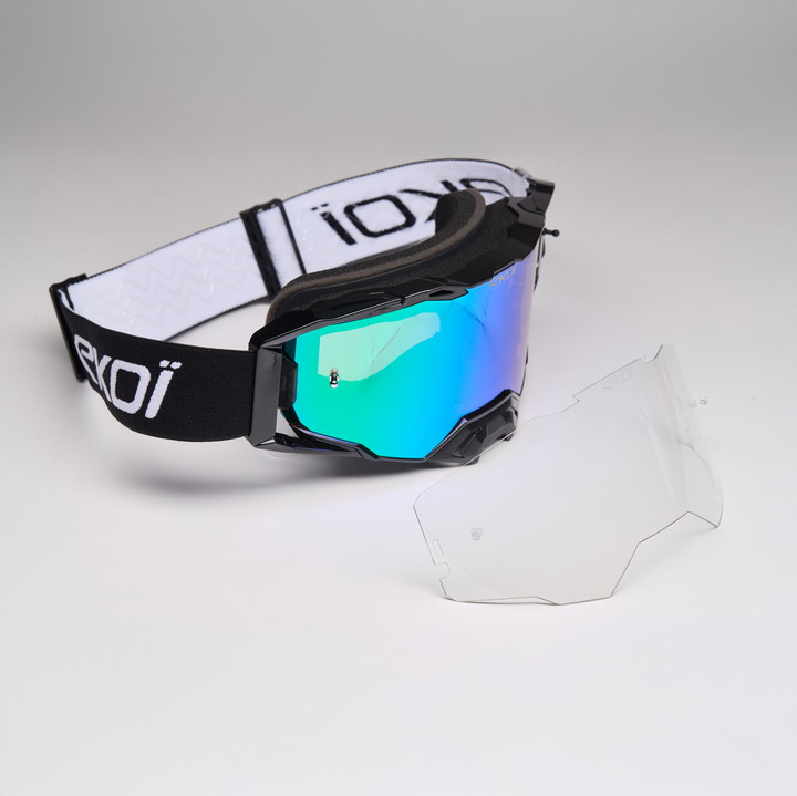 MASQUE EKOI PERF MTB BLANC REVO VERT