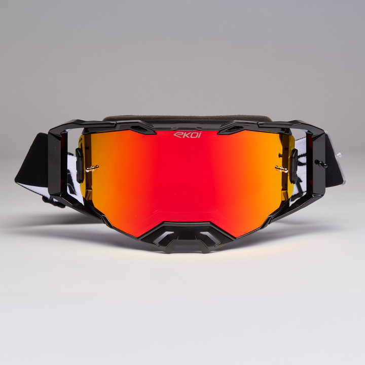 MASQUE EKOI PERF MTB BLANC REVO ROUGE