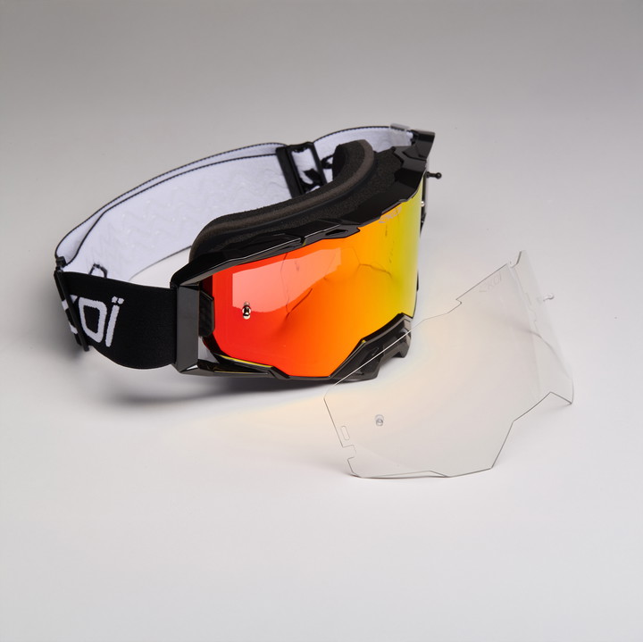 MASQUE EKOI PERF MTB BLANC REVO ROUGE
