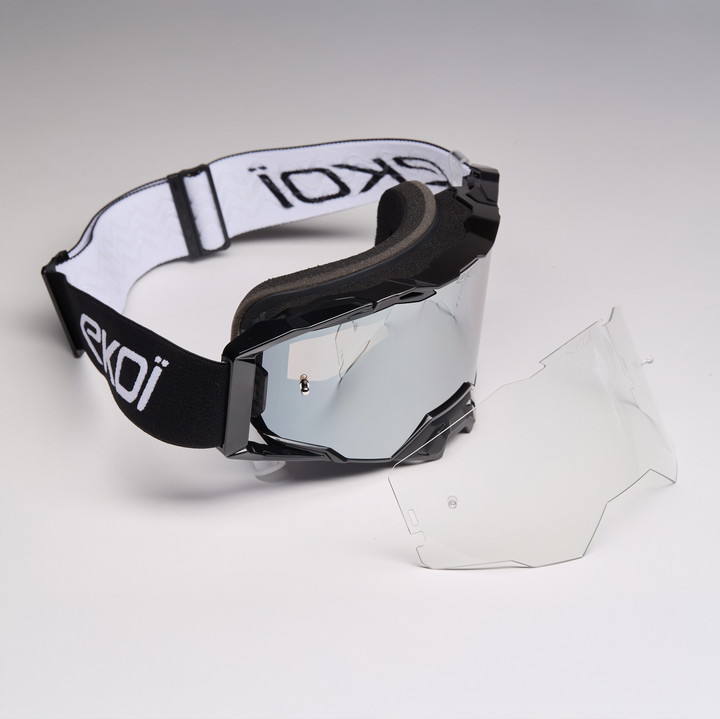 MASQUE EKOI PERF MTB BLANC SILVER