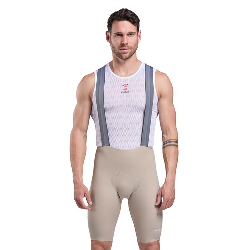 EKOI Racing SUPERSOFT EVO Trägerhose Taupe