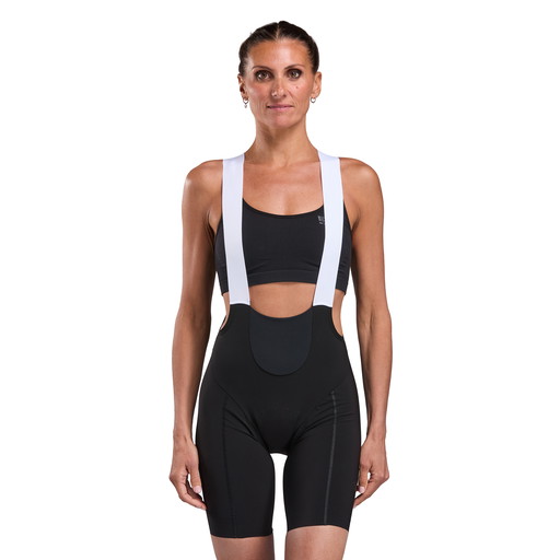 Bib-shorts dame anti-slid Racing CORDURA EVO Sort