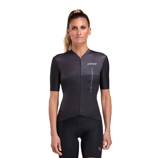 Damen-Trikot EKOI Perf LINEAR Schwarz