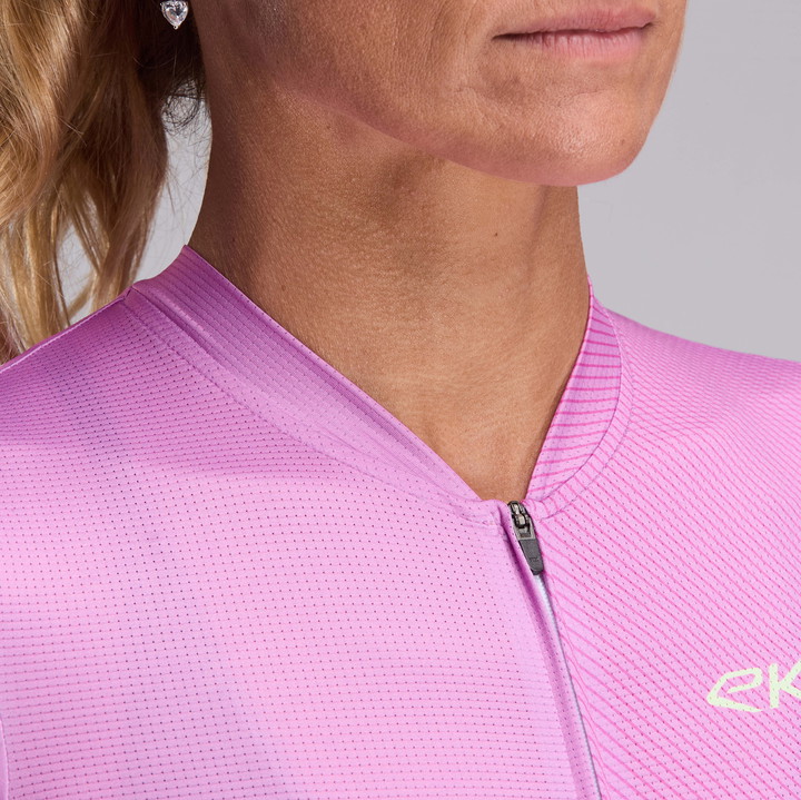 Maillot femme EKOI Perf LINEAR Mauve