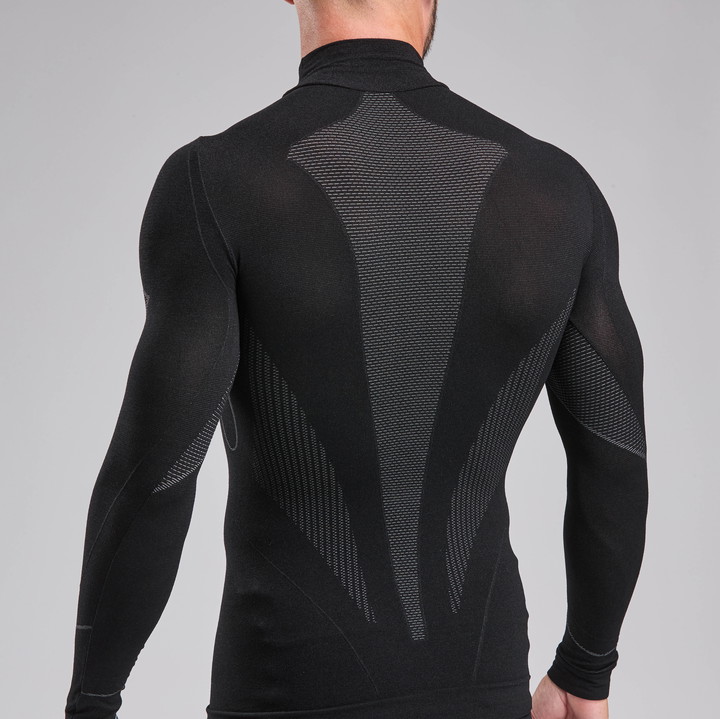 Sous maillot hiver EKOI Perf THERMO Col haut Noir