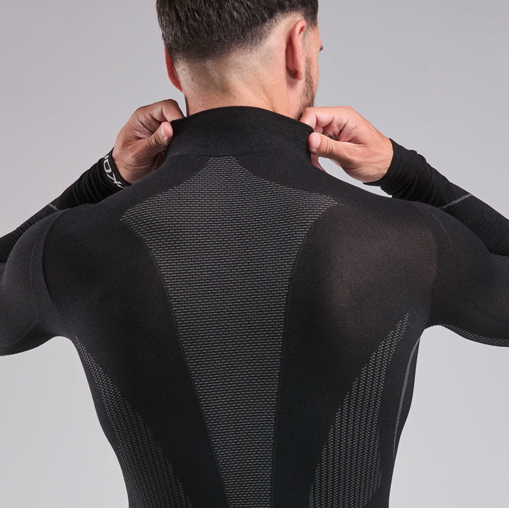 Sous maillot hiver EKOI Perf THERMO Col haut Noir