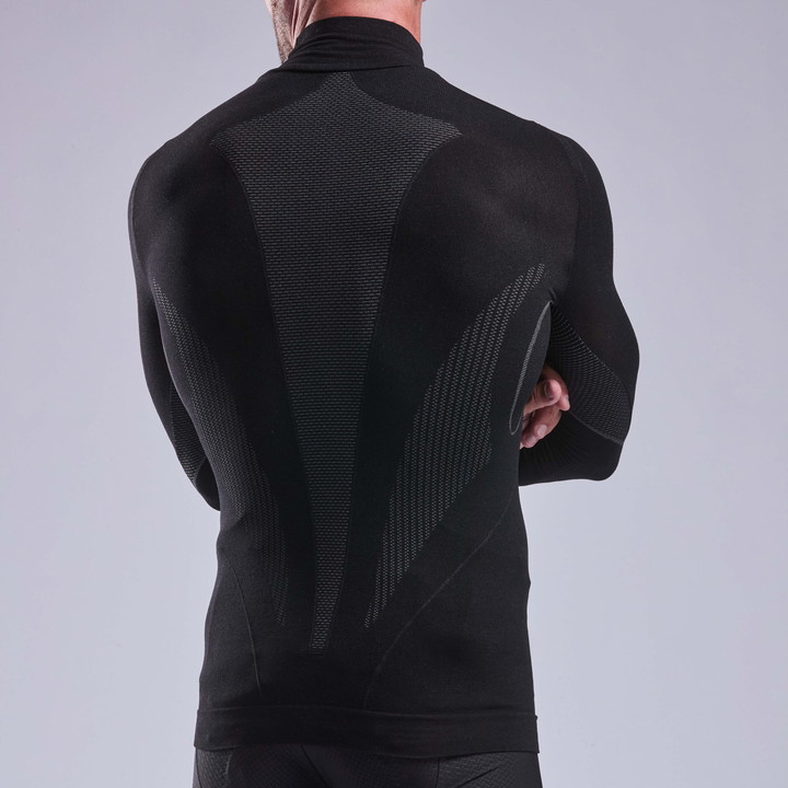 Sous maillot hiver EKOI Perf THERMO Col haut Noir