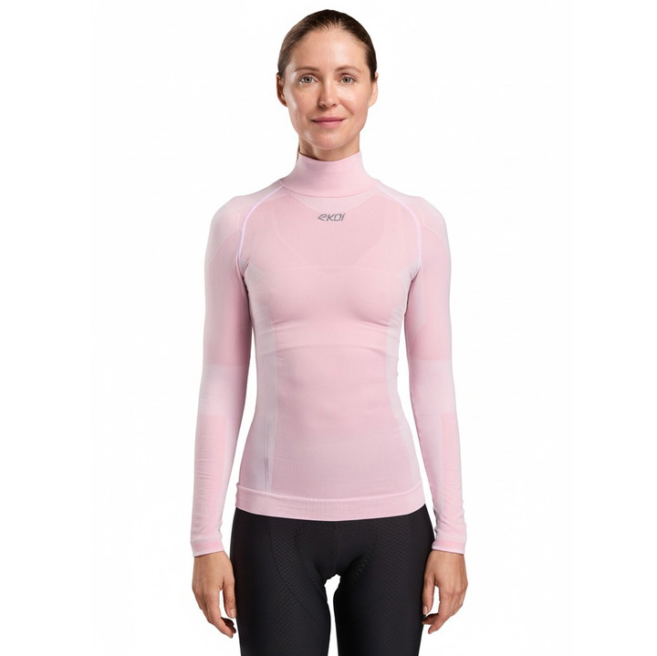 Damen-Unterhemd WINTER PERF THERMO HOHER KRAGEN ROSA
