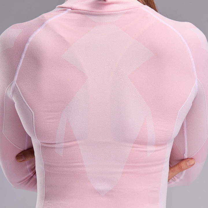 Damen-Unterhemd WINTER PERF THERMO HOHER KRAGEN ROSA