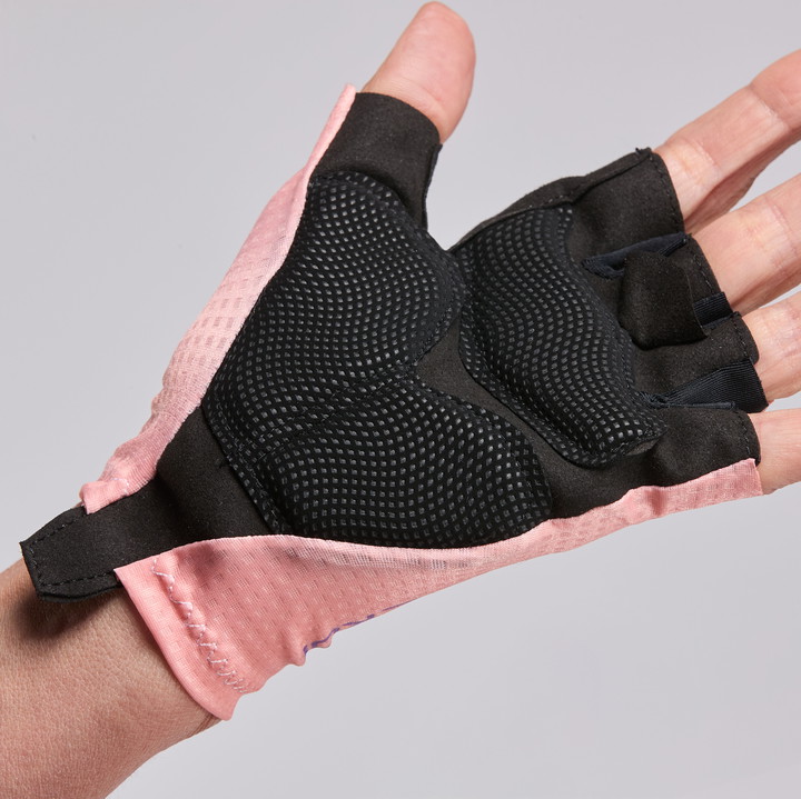 Gants velo femme EKOI PERF CORAIL