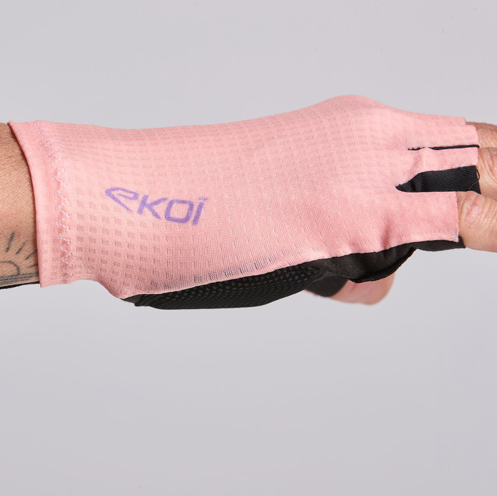 Gants velo femme EKOI PERF CORAIL