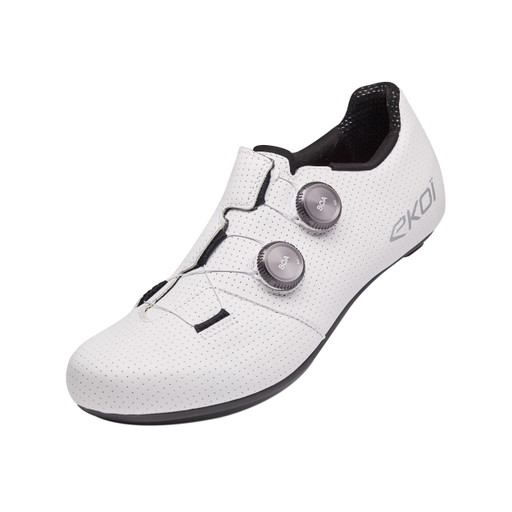 Sapatos EKOI Racing PW8 C12 Couro Pro Full Carbon Trançado