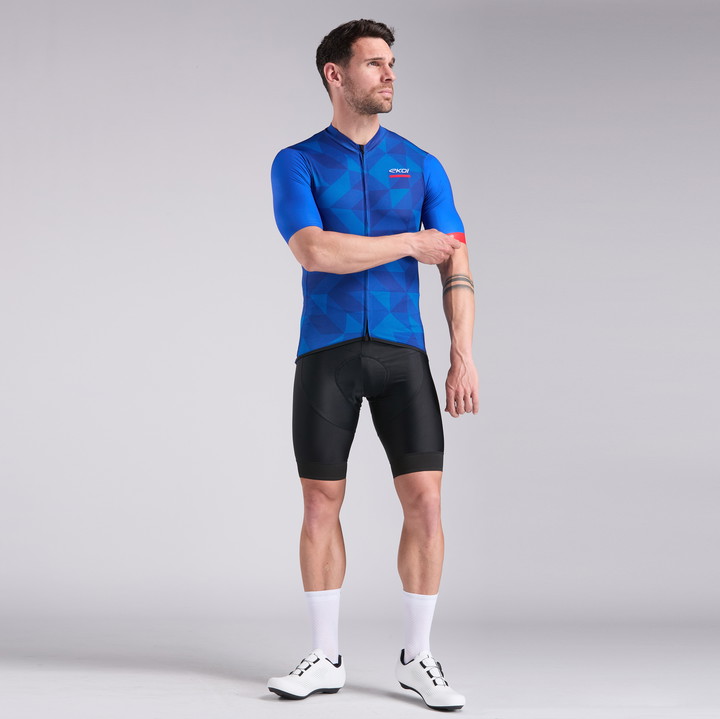 MAILLOT EKOI POLYGONE BLEU