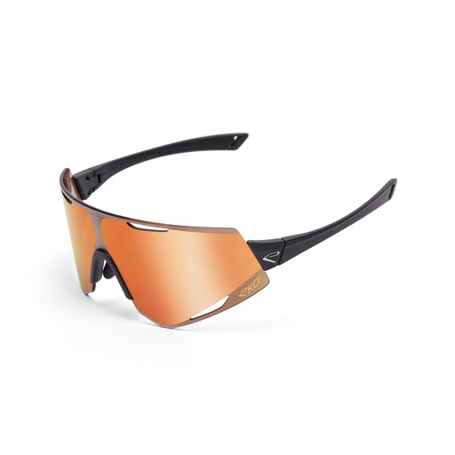 Fietsbril EKOI Perf CARBON28 Infinite Mirror Rood