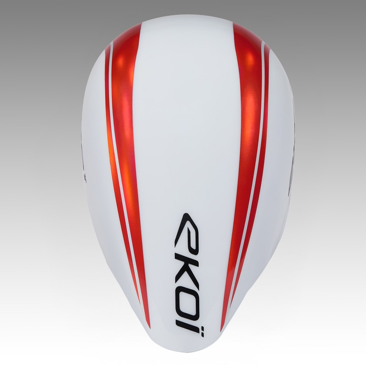 Hjelm Racing PURE AERO spejl cat. 2 hvid/Holo rød