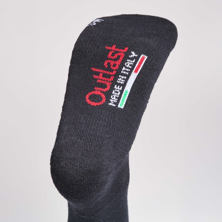Winter Socken EKOI Racing OUTLAST 20cm Schwarz