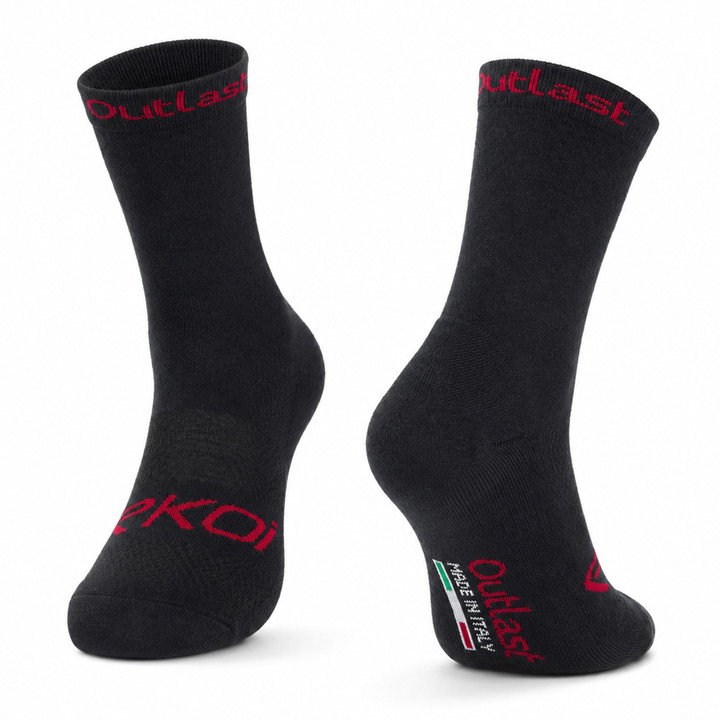 Chaussettes hiver EKOI Racing OUTLAST 20cm Noir