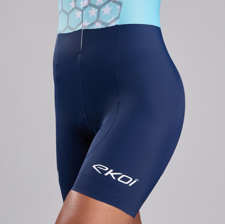 DAMEN-TRIATHLONANZUG EKOI RACING GRAPHENE AZUR