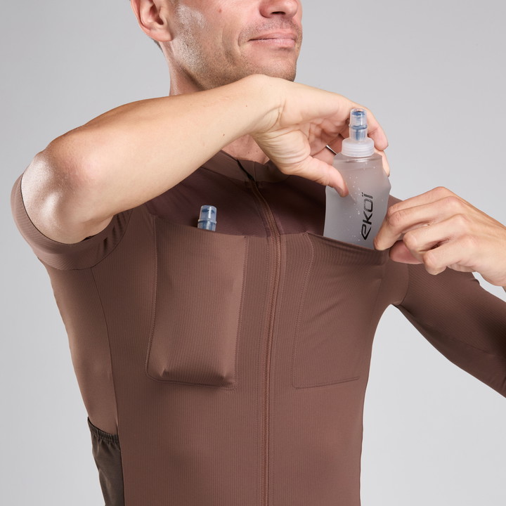 Maillot EKOI Racing CARGO HYDRA+500 Chocolat