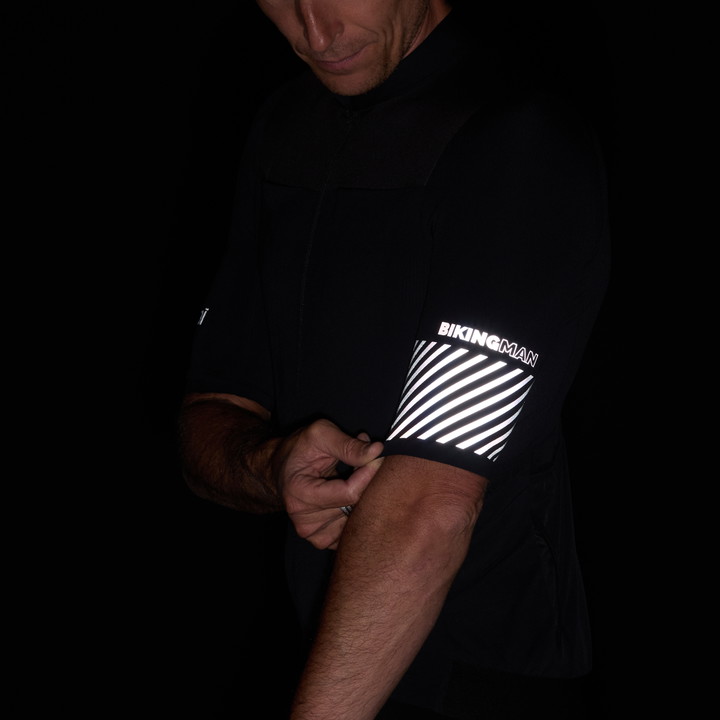 Maillot EKOI Racing CARGO HYDRA+700 BIKINGMAN REFLECTIVE Noir