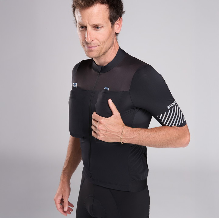 MAILLOT CARGO EKOI RACING BIKINGMAN REFLECTIVE NOIR