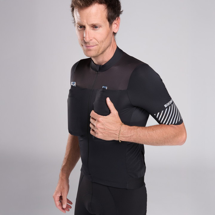 Maillot EKOI Racing CARGO HYDRA+700 BIKINGMAN REFLECTIVE Noir