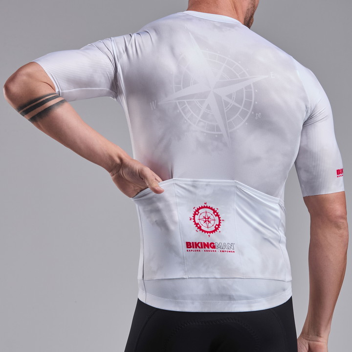 MAILLOT EKOI RACING BIKINGMAN EVO BLANC