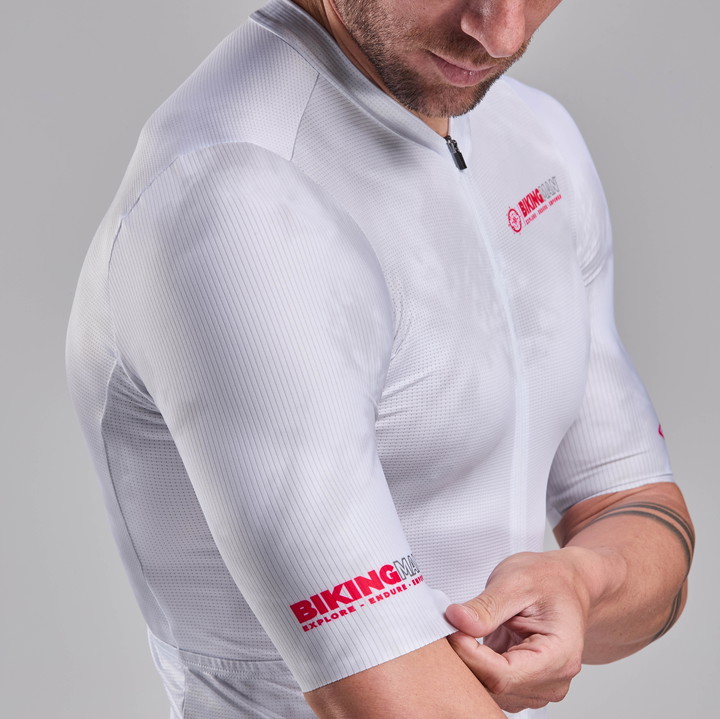MAILLOT EKOI RACING BIKINGMAN EVO BLANC