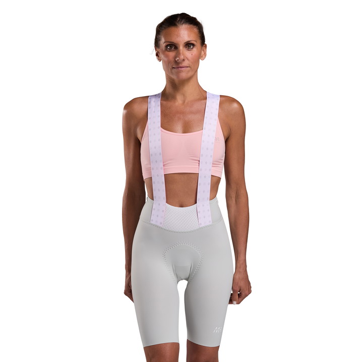 EKOI Racing MARION ROUSSE Grey Women's Cycling Bib Shorts