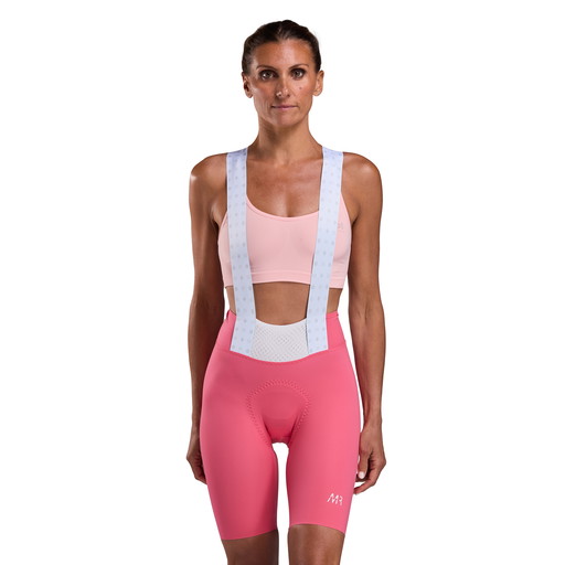 Women's Bib Shorts EKOI Racing MARION ROUSSE Pink