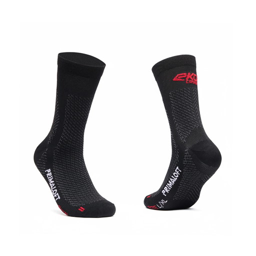 Vinter strømper EKOI Perf CARBON FIBER PRIMALOFT 18 cm