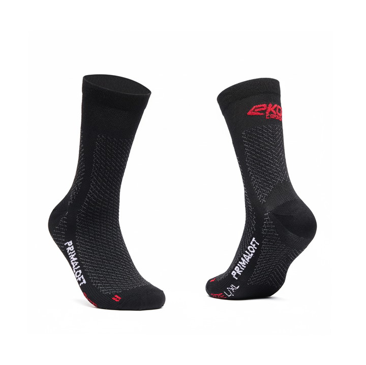 Chaussettes hiver EKOI PERF CARBON FIBER PRIMALOFTｨ 18 cm