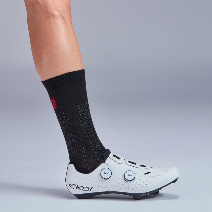 Chaussettes hiver EKOI PERF CARBON FIBER PRIMALOFTｨ 18 cm