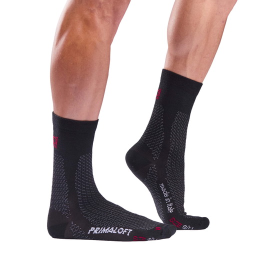 Chaussettes hiver EKOI Perf CARBON FIBER PRIMALOFT 18 cm