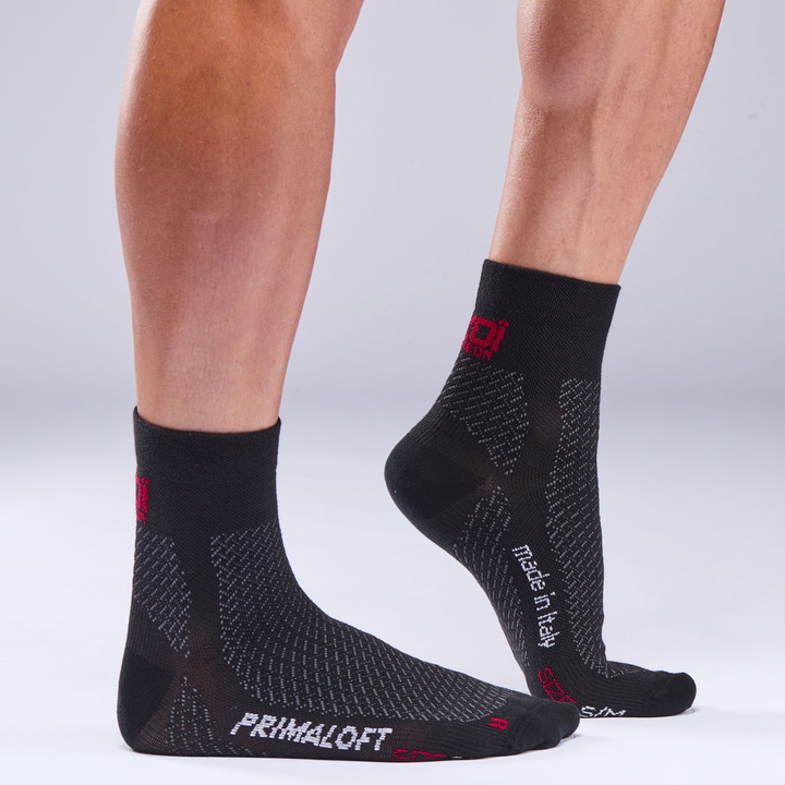 Chaussettes hiver EKOI PERF CARBON FIBER PRIMALOFTｨ 11 cm 