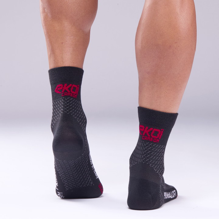 Chaussettes hiver EKOI PERF CARBON FIBER PRIMALOFTｨ 11 cm 