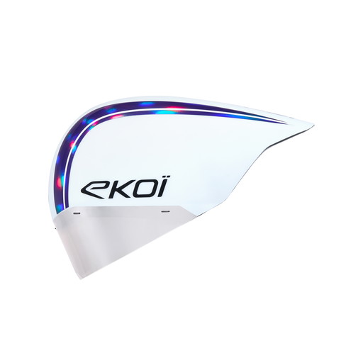 Hjälm EKOI Racing PURE AERO Mirror Cat2 Vit Holo Lila