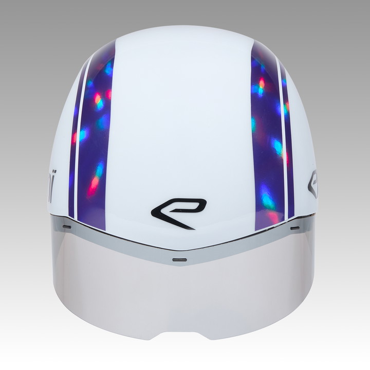 Casque personnalisable EKOI Racing PURE AERO Blanc MIRROR Cat2