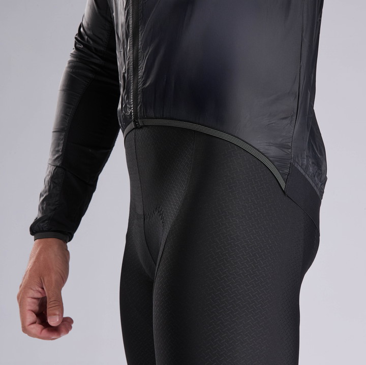 Kurtka przeciwwiatrowa EKOI Perf WINDPROOF LIGHT POCKET Czarna