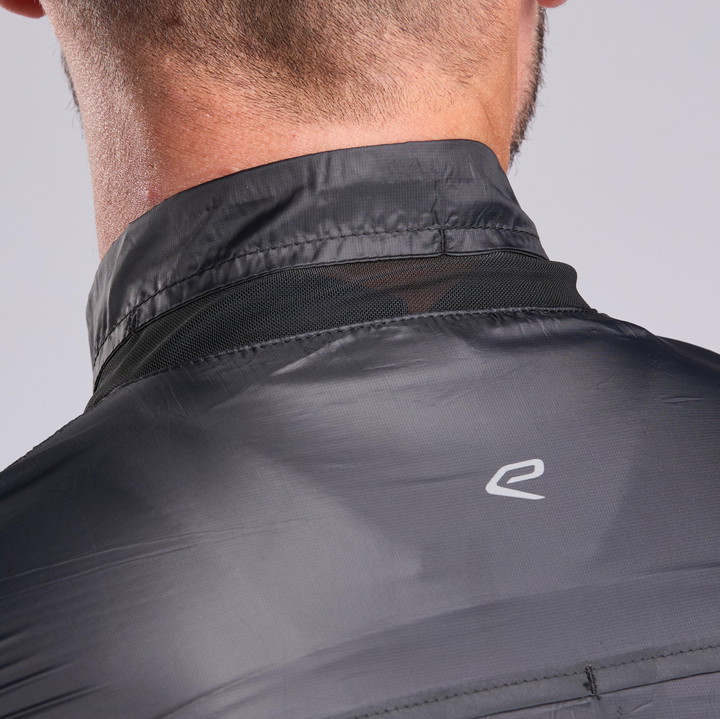 Windjacke EKOI Perf WINDPROOF LIGHT POCKET Schwarz