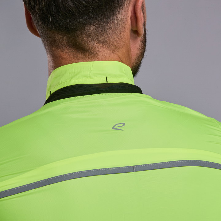 Vindjakke EKOI Perf WINDPROOF LIGHT POCKET Neon gul