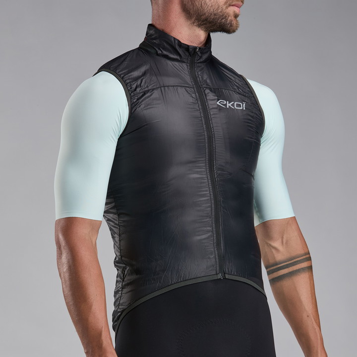 Gilet EKOI Perf WINDPROOF LIGHT POCKET Noir