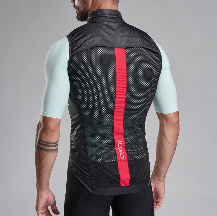 GILET EKOI PERF WINDPROOF LIGHT POCKET NOIR