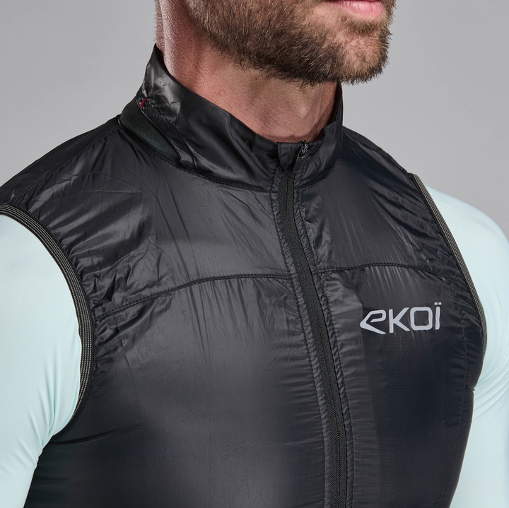 GILET EKOI PERF WINDPROOF LIGHT POCKET NOIR