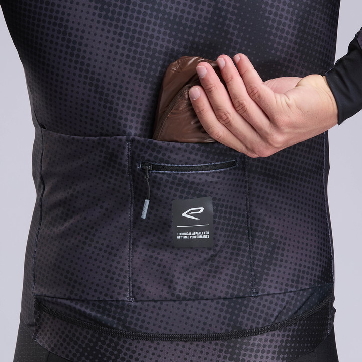 VEST EKOI PERF WINDPROOF LIGHT LASER CHOCOLATE