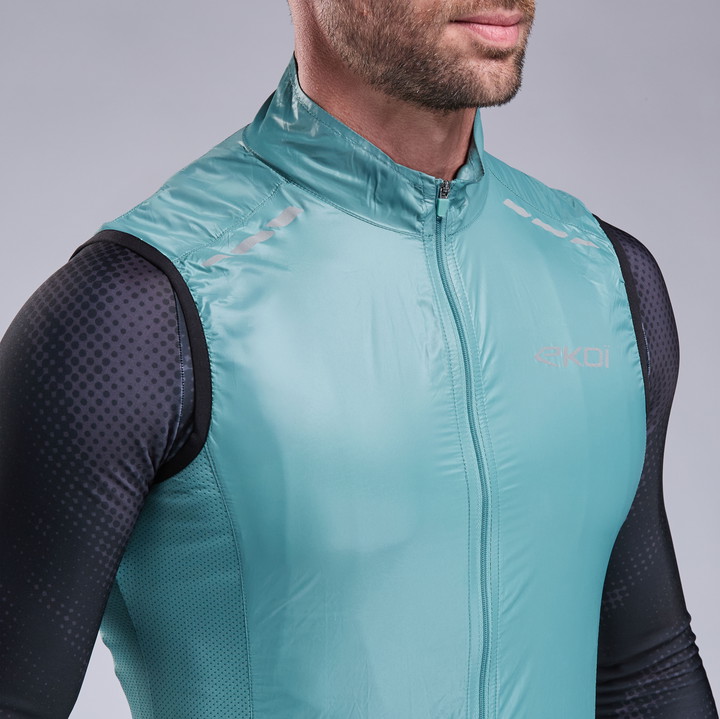 GILET EKOI PERF WINDPROOF LIGHT LASER SAUGE