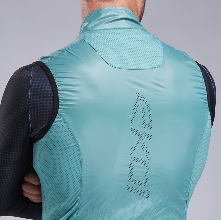 Gilet coupe vent EKOI Perf WINDPROOF LIGHT LASER Sauge