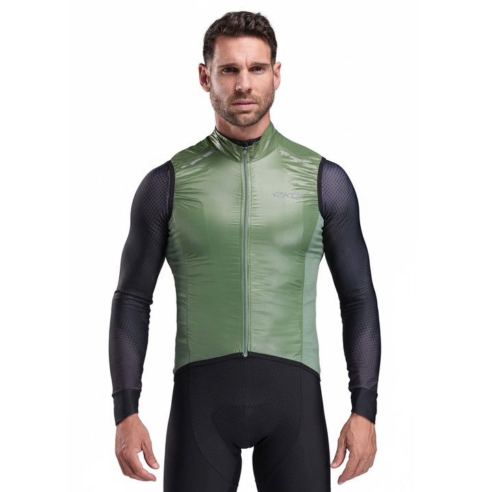 GILET EKOI PERF WINDPROOF LIGHT LASER OLIVE